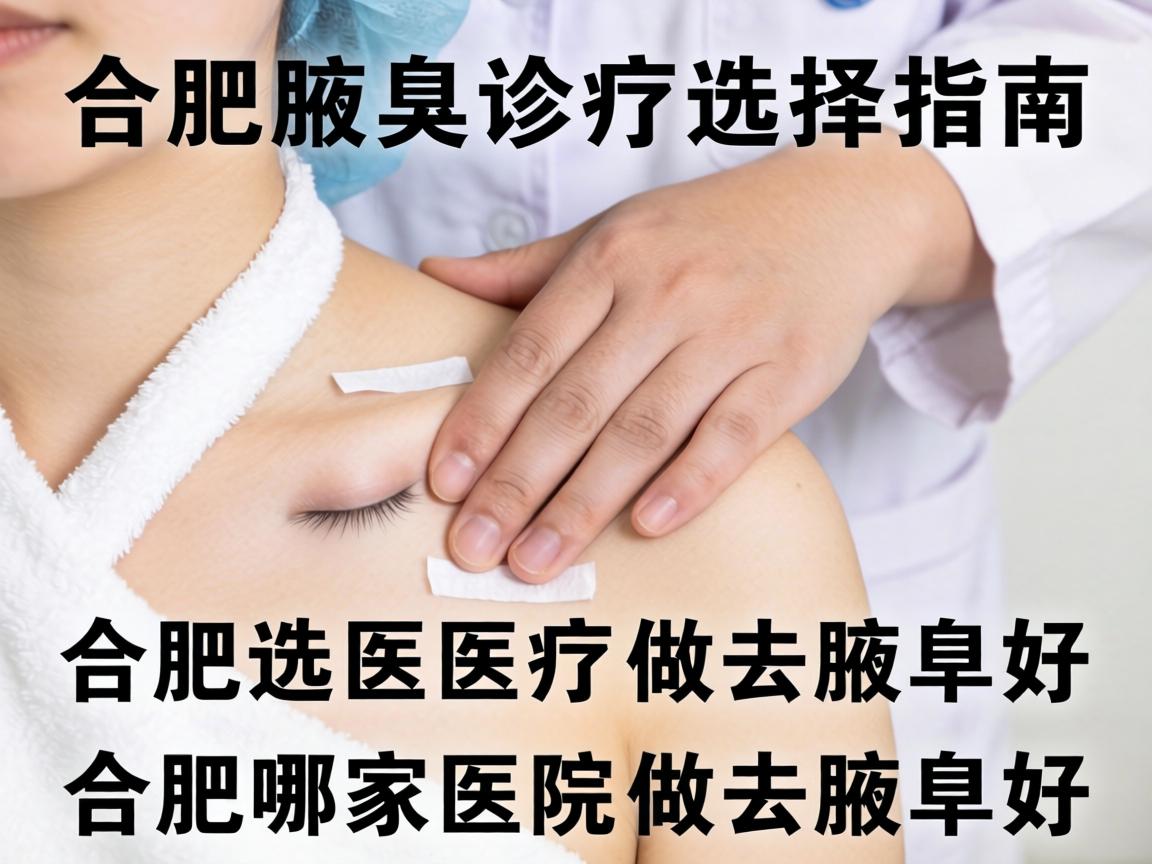 合肥腋臭诊疗选择指南，详解合肥哪家医院做去腋臭好