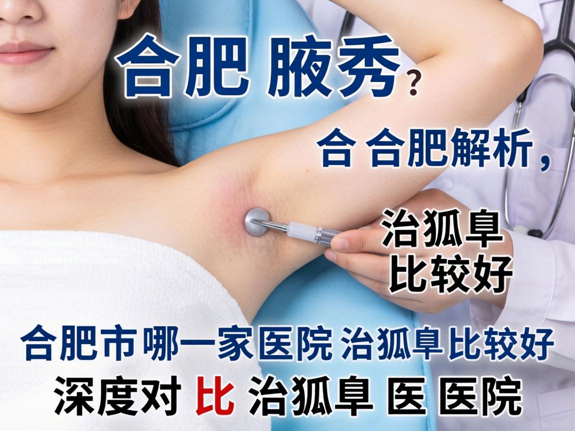 合肥腋秀解析，合肥市哪一家医院治狐臭比较好？深度对比治狐臭医院