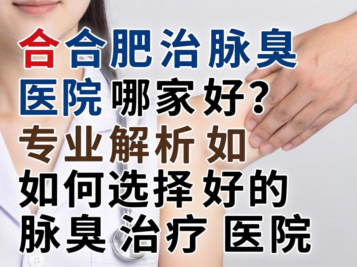 合肥治腋臭医院哪家好？专业解析如何选择好的腋臭治疗医院
