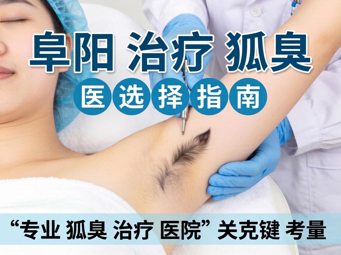 阜阳治疗狐臭医院选择指南，专业狐臭治疗医院的关键考量