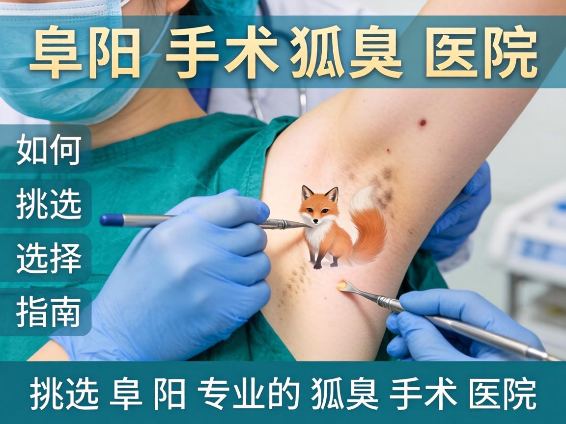阜阳狐臭手术医院选择指南，如何挑选阜阳专业的狐臭手术医院