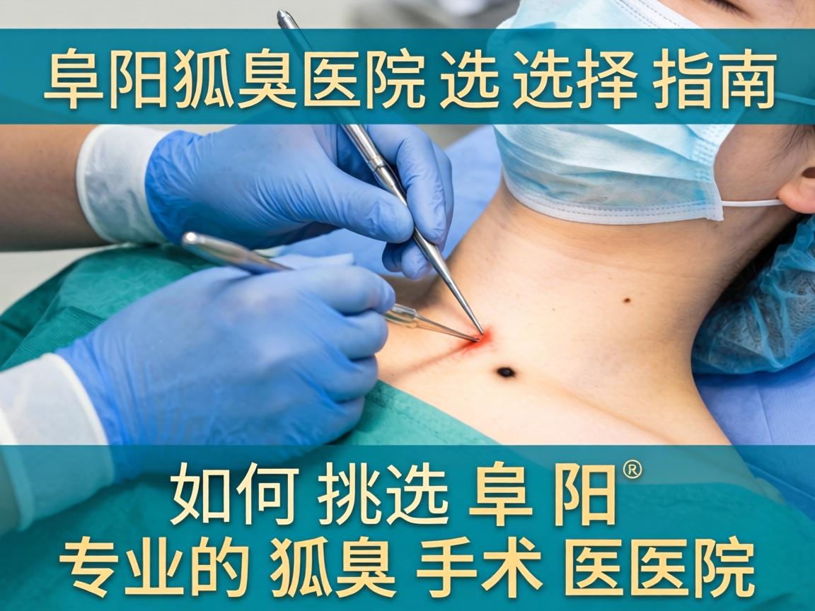 阜阳狐臭手术医院选择指南，如何挑选阜阳专业的狐臭手术医院