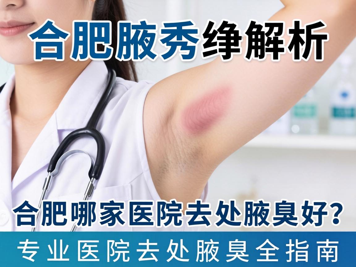 合肥腋秀解析，合肥哪家医院去处腋臭好？专业医院去处腋臭全指南