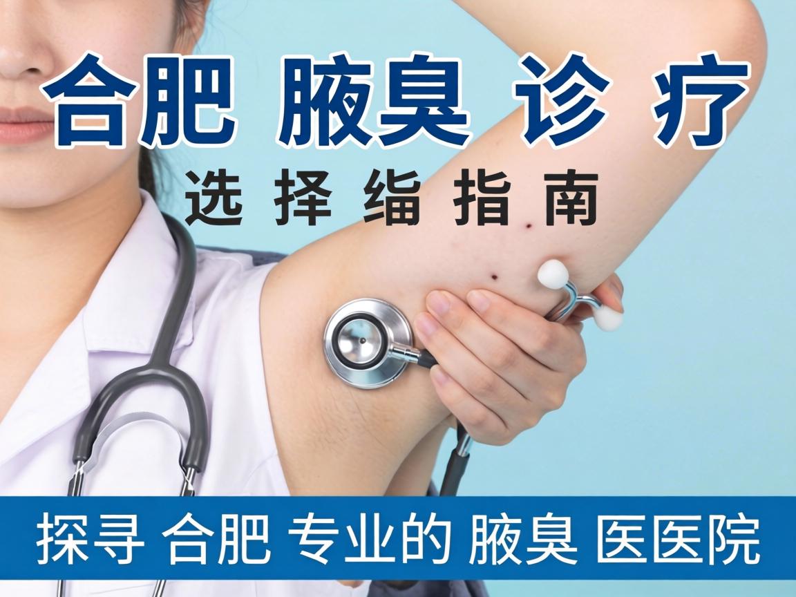 合肥腋臭诊疗选择指南，探寻合肥专业的腋臭医院