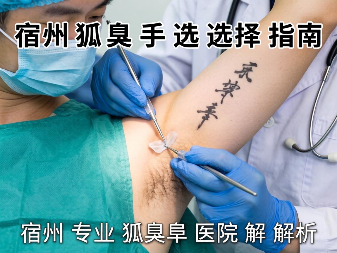 宿州狐臭手术选择指南，宿州专业狐臭医院解析