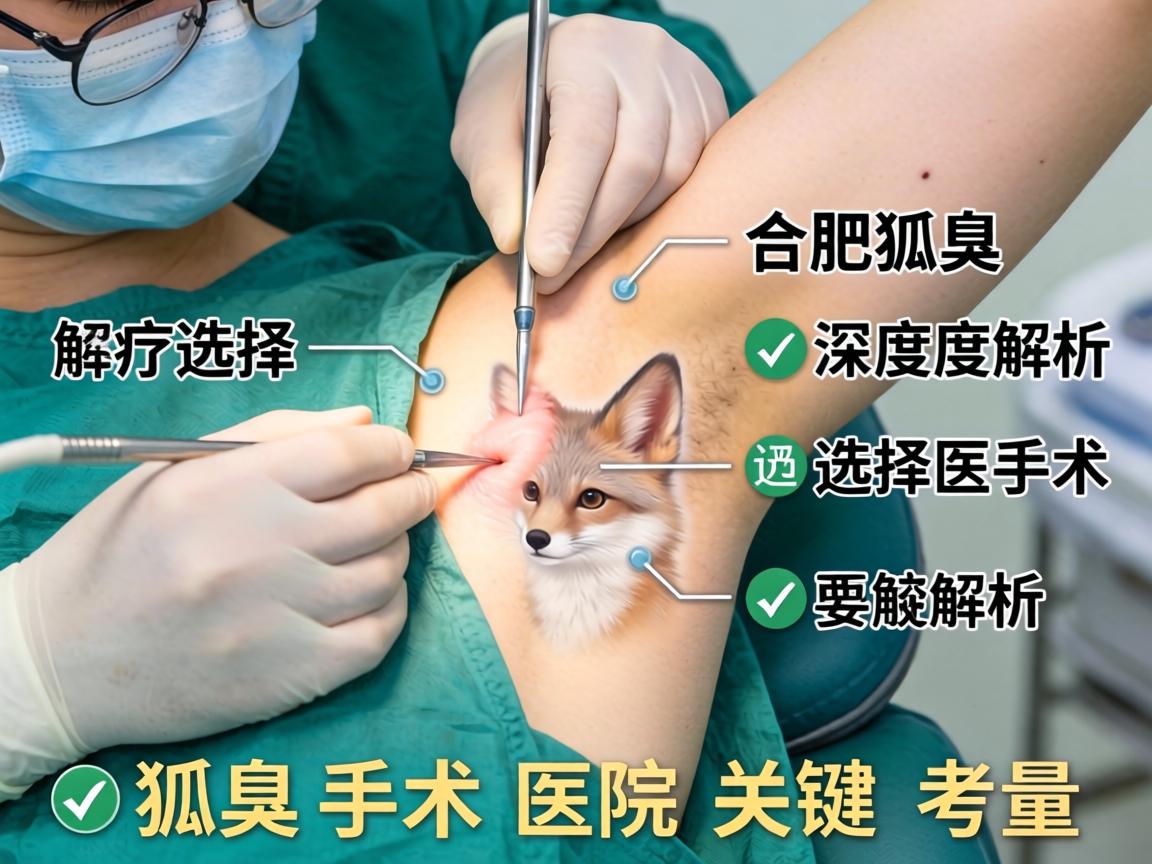 合肥狐臭手术深度解析，选择狐臭手术医院的关键考量