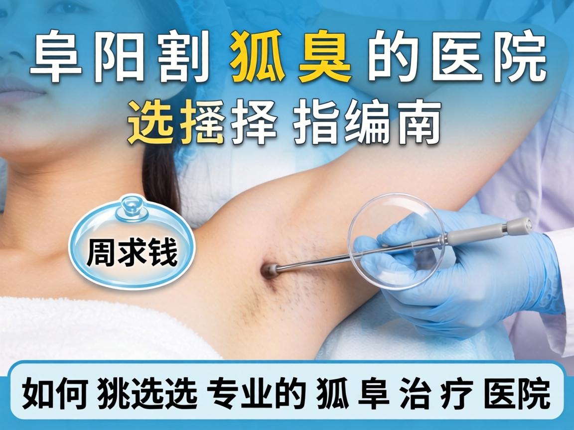 阜阳割狐臭的医院选择指南，如何挑选专业的狐臭治疗医院
