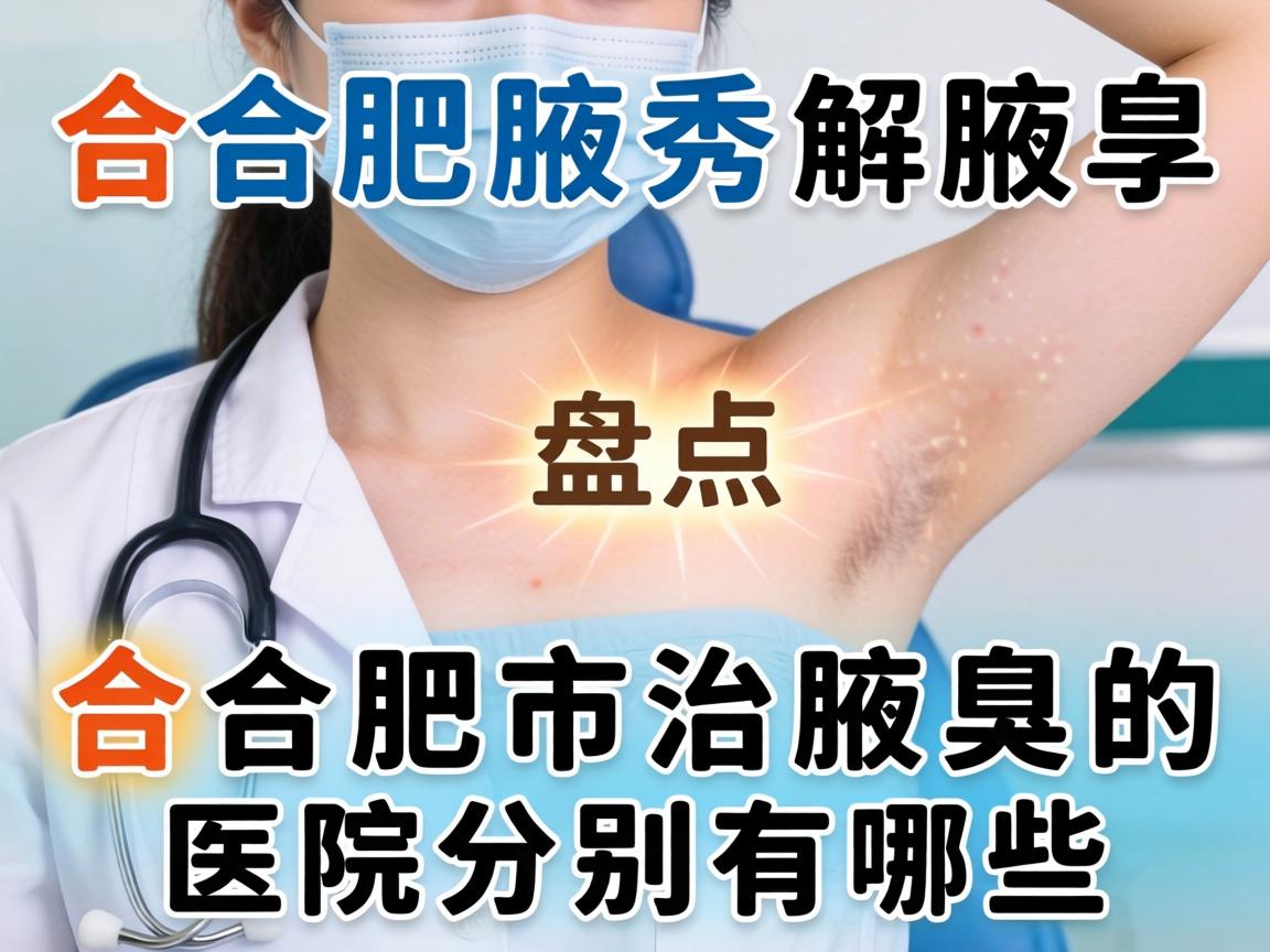 合肥腋秀解读，盘点合肥市治腋臭的医院分别有哪些