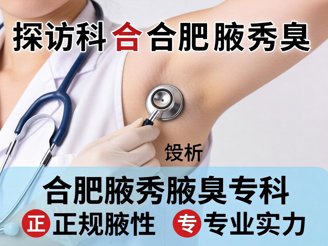 探访合肥腋秀腋臭专科，解析合肥腋秀腋臭专科的正规性与专业实力