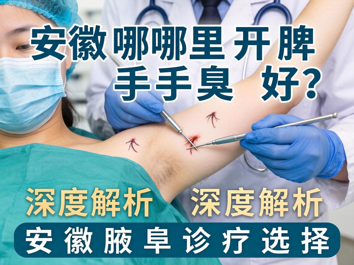 安徽哪里开腋臭手术好？深度解析安徽腋臭诊疗选择
