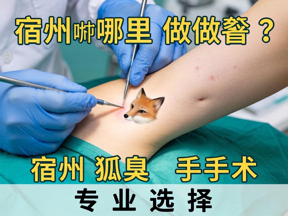 宿州狐臭手术哪里做？详解宿州狐臭手术专业选择