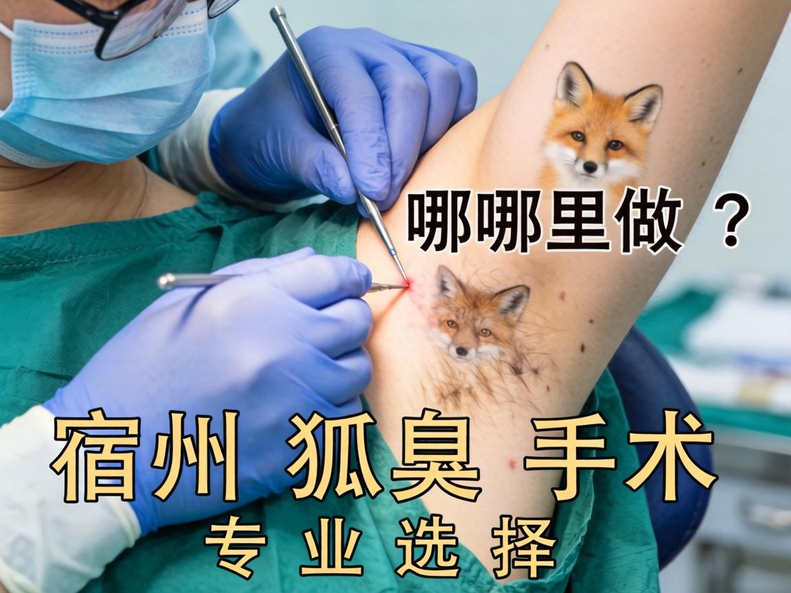 宿州狐臭手术哪里做？详解宿州狐臭手术专业选择