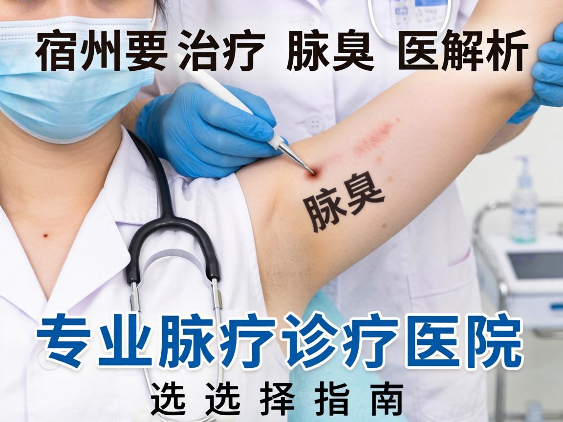 宿州治疗腋臭医院解析，专业腋臭诊疗医院的选择指南