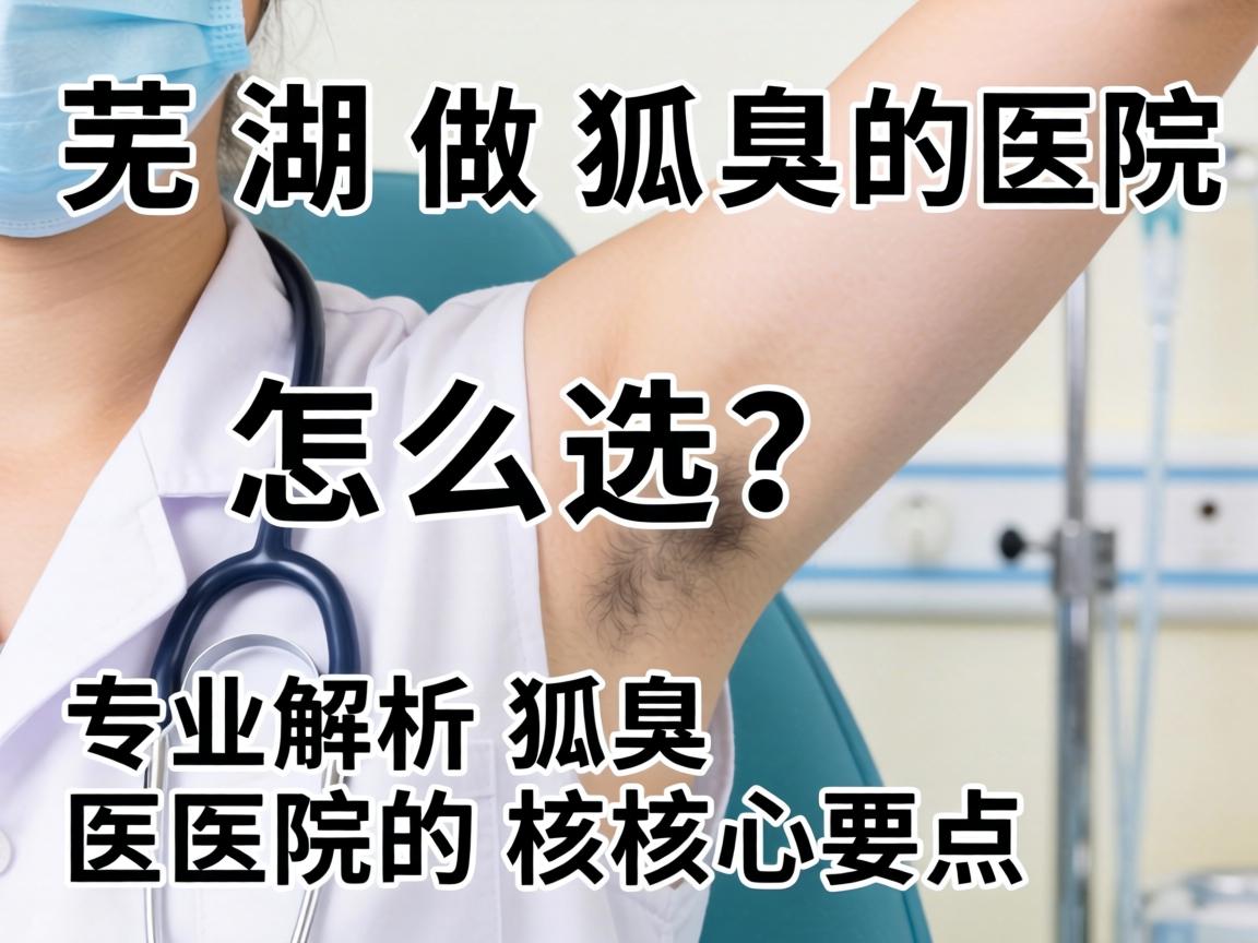 芜湖做狐臭的医院怎么选？专业解析狐臭医院的核心要点