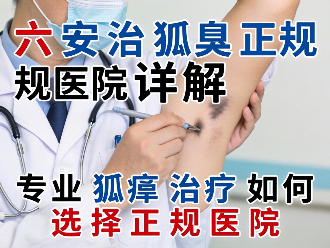 六安治狐臭正规医院详解，专业狐臭治疗如何选择正规医院