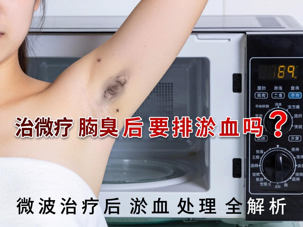 微波治疗腋臭后要排淤血吗？微波治疗后淤血处理全解析