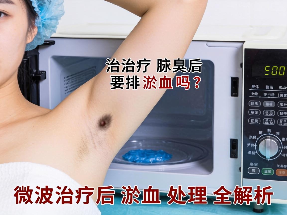 微波治疗腋臭后要排淤血吗？微波治疗后淤血处理全解析