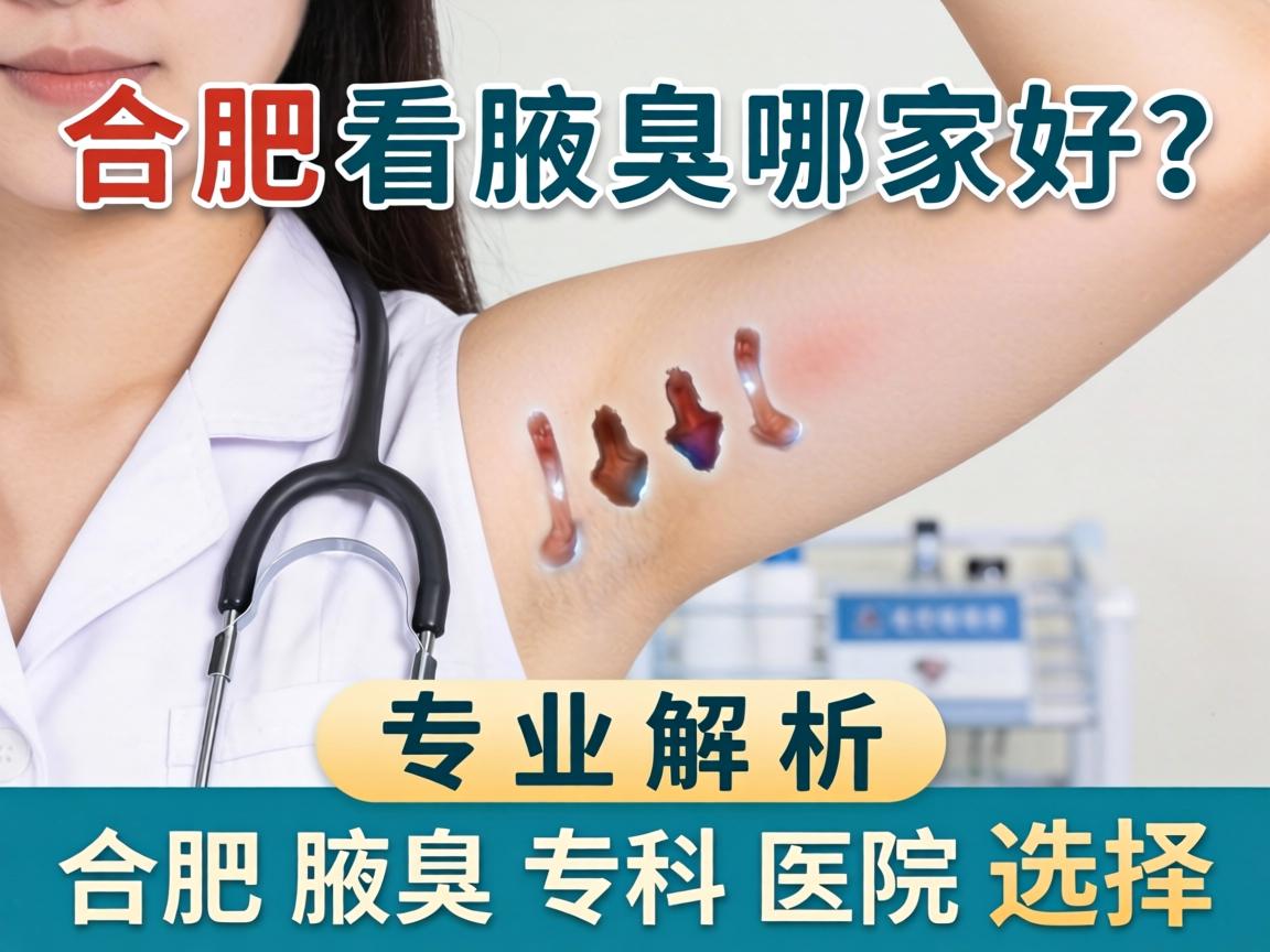 合肥看腋臭哪家好？专业解析合肥腋臭专科医院选择
