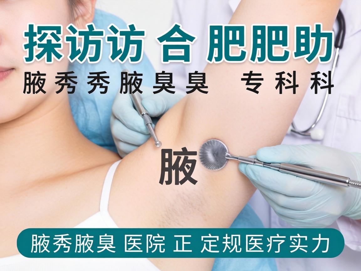 探访合肥腋秀腋臭专科，解析腋秀腋臭医院正规医疗实力