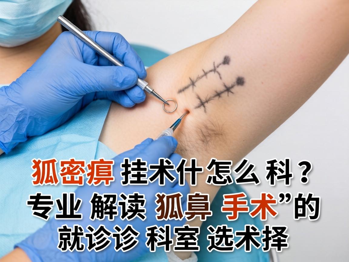 手术狐臭挂什么科？专业解读狐臭手术的就诊科室选择