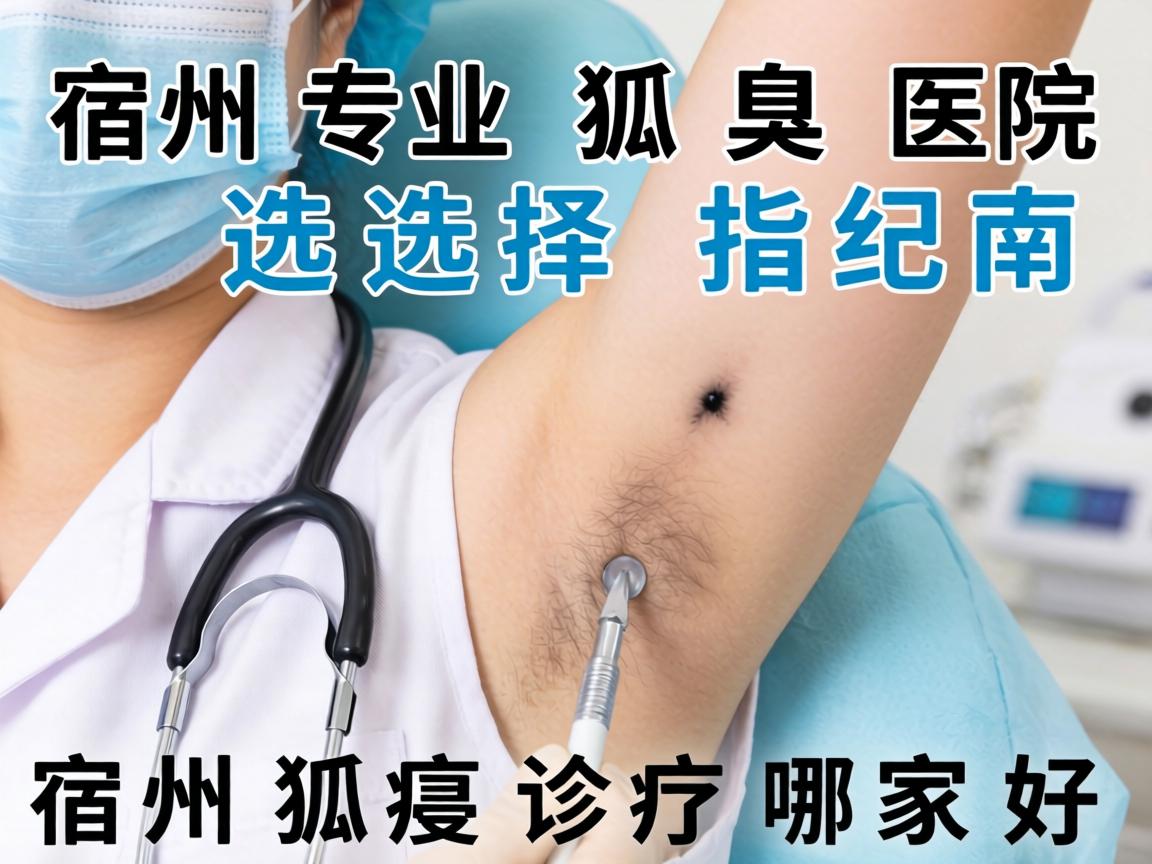 宿州专业狐臭医院选择指南，宿州狐臭诊疗哪家好
