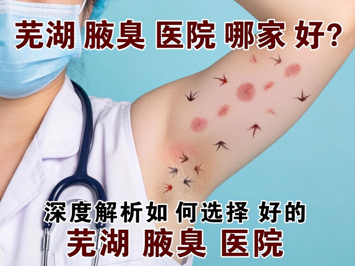 芜湖腋臭医院哪家好？深度解析如何选择好的芜湖腋臭医院