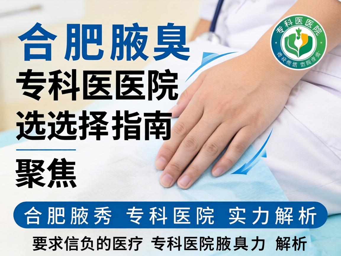 合肥腋臭专科医院选择指南,聚焦合肥腋秀专科医院实力解析 合肥腋臭专科医院选择指南,聚焦合肥腋秀专科医院实力解析