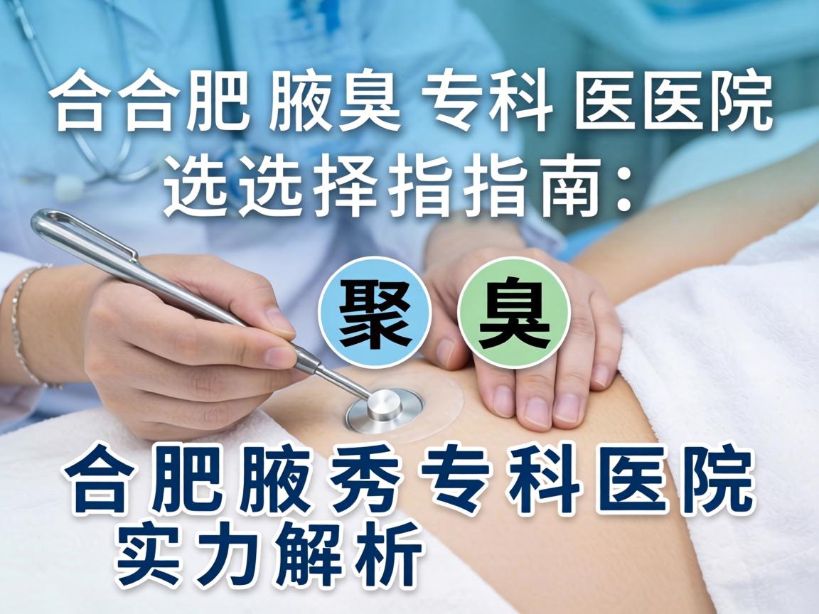 合肥腋臭专科医院选择指南,聚焦合肥腋秀专科医院实力解析 合肥腋臭专科医院选择指南,聚焦合肥腋秀专科医院实力解析