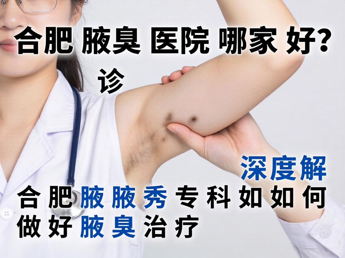 合肥腋臭诊疗医院哪家好？深度解析合肥腋秀专科如何做好腋臭治疗