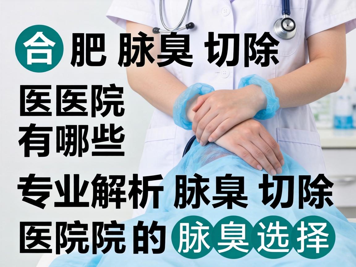 合肥腋臭切除医院有哪些？专业解析腋臭切除医院的选择