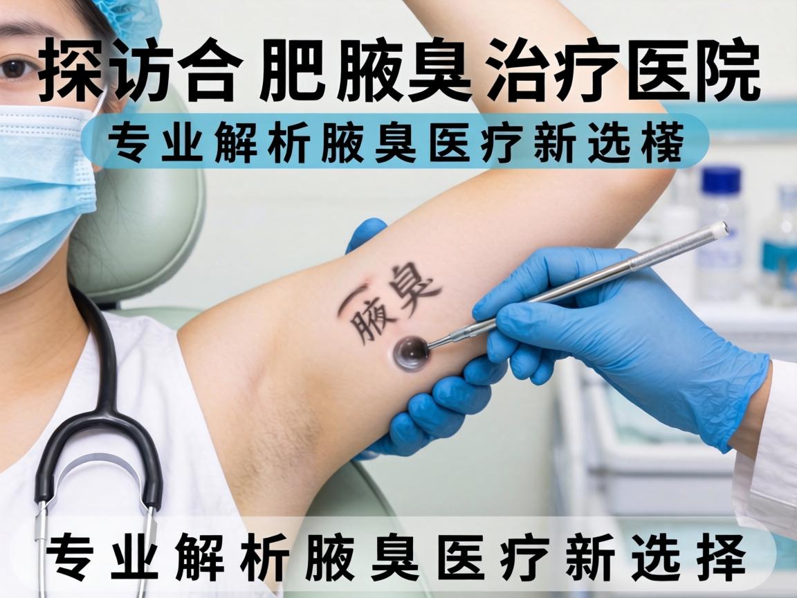 探访合肥腋臭治疗医院，专业解析腋臭医疗新选择