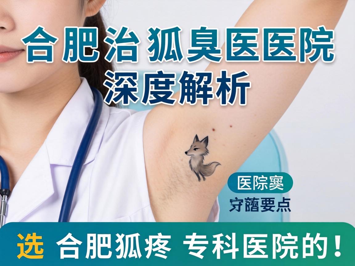 合肥治狐臭医院深度解析，选择合肥狐臭专科医院的要点