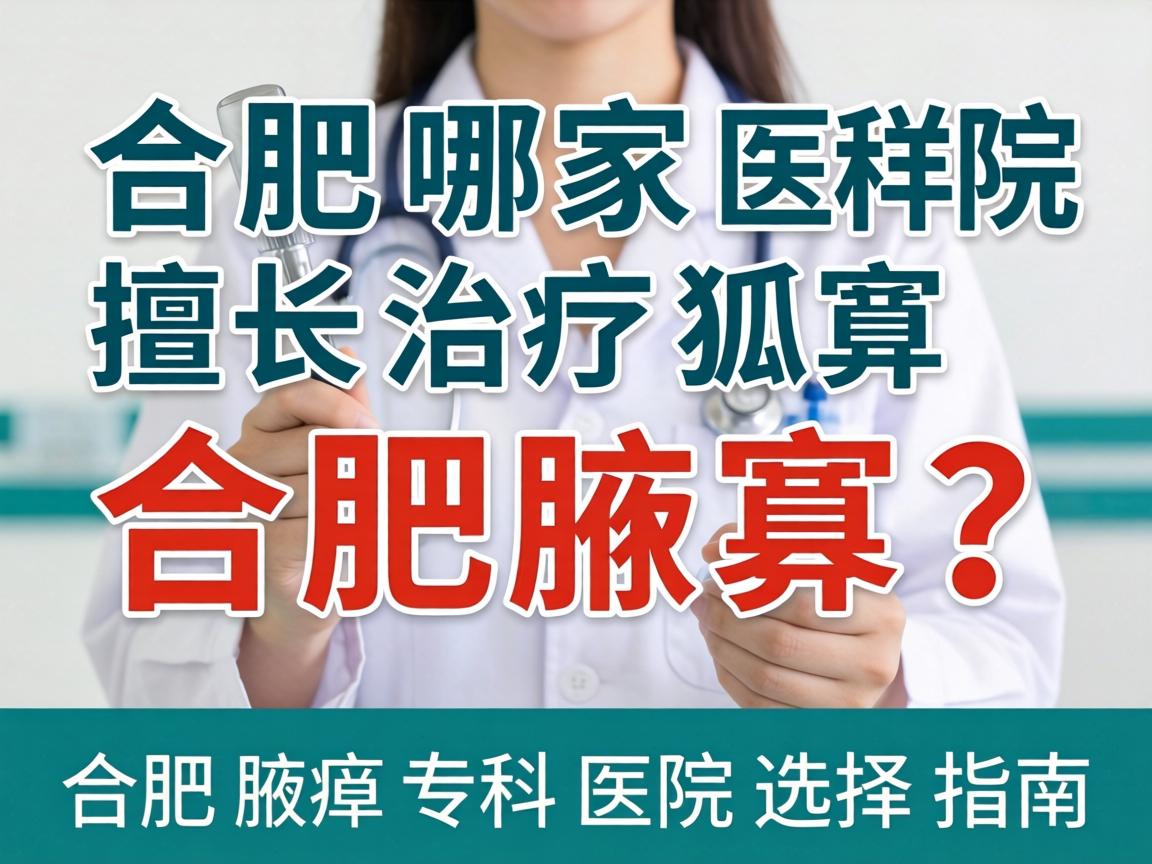 合肥哪家医院擅长治疗狐臭？合肥腋臭专科医院选择指南