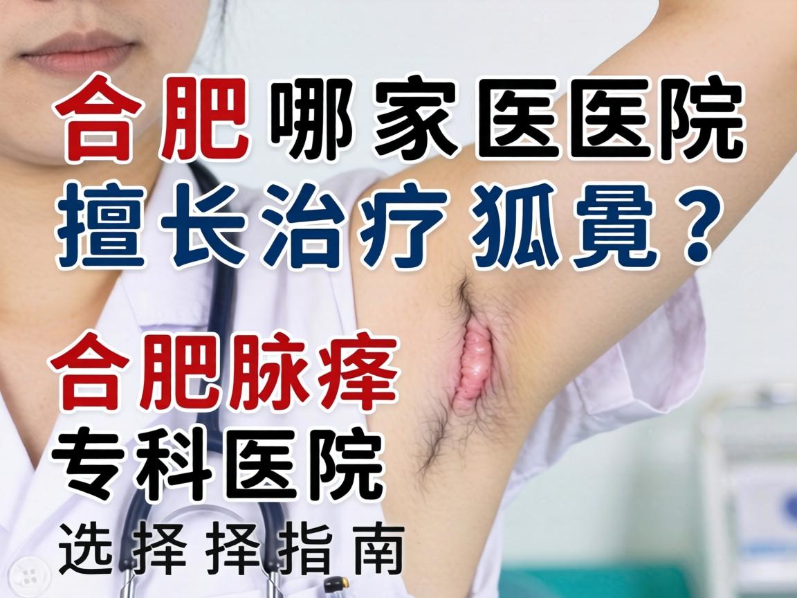 合肥哪家医院擅长治疗狐臭？合肥腋臭专科医院选择指南