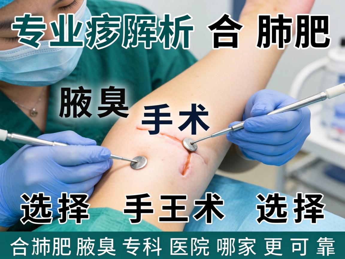 专业解析合肥腋臭手术选择，合肥腋臭专科医院哪家更可靠