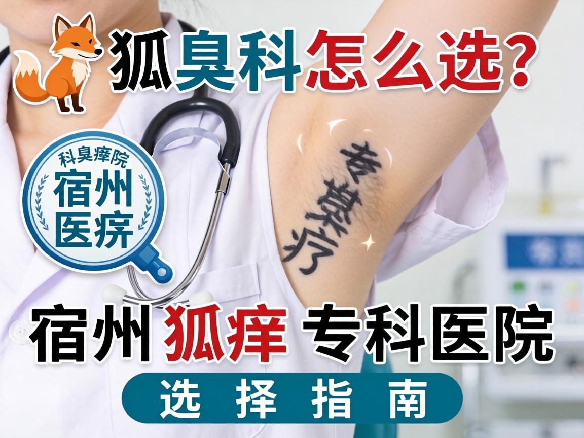 宿州狐臭科医院怎么选?宿州狐臭专科医院选择指南 宿州狐臭科医院怎么选?宿州狐臭专科医院选择指南