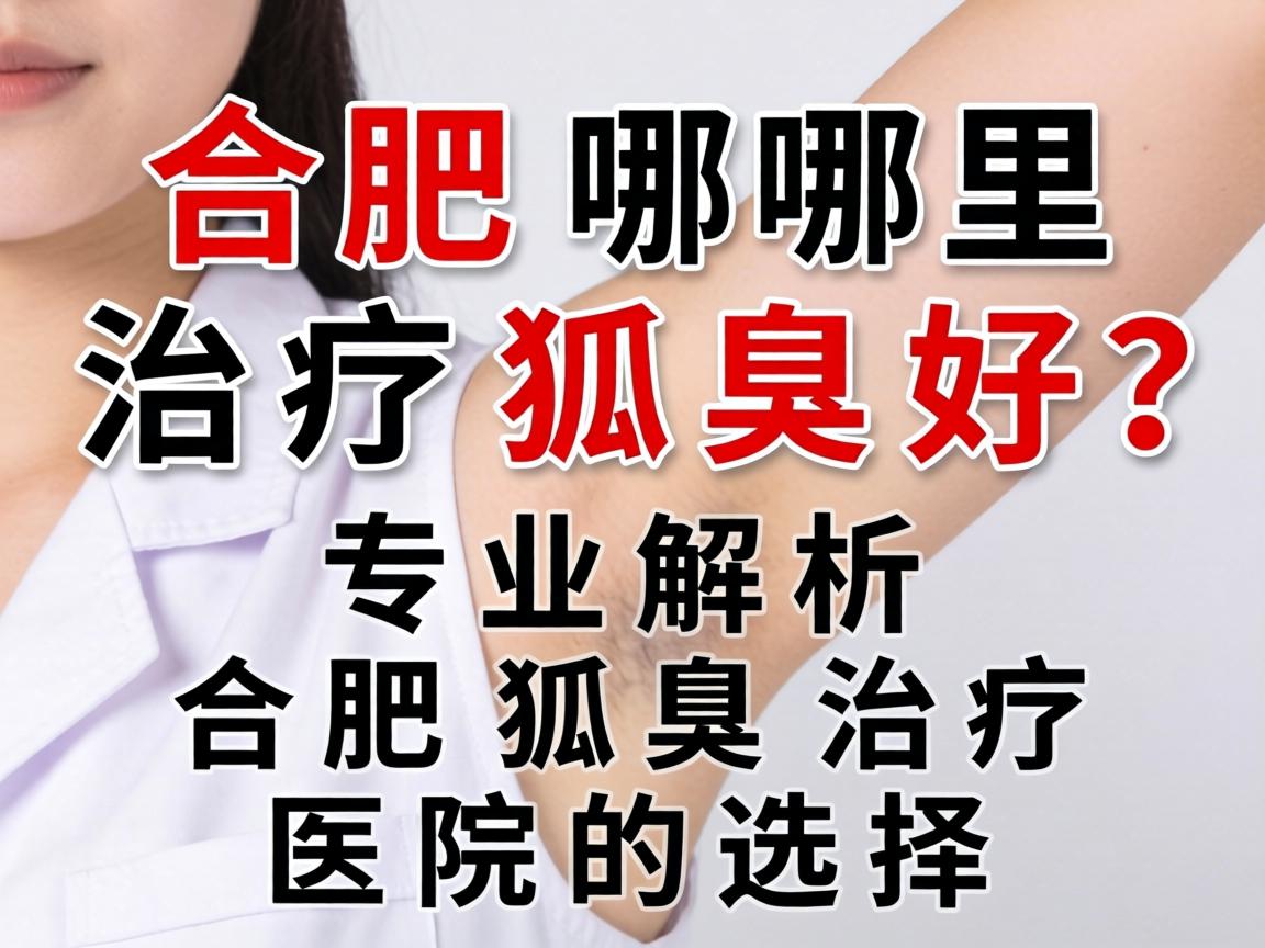 合肥哪里治疗狐臭好？专业解析合肥狐臭治疗医院的选择