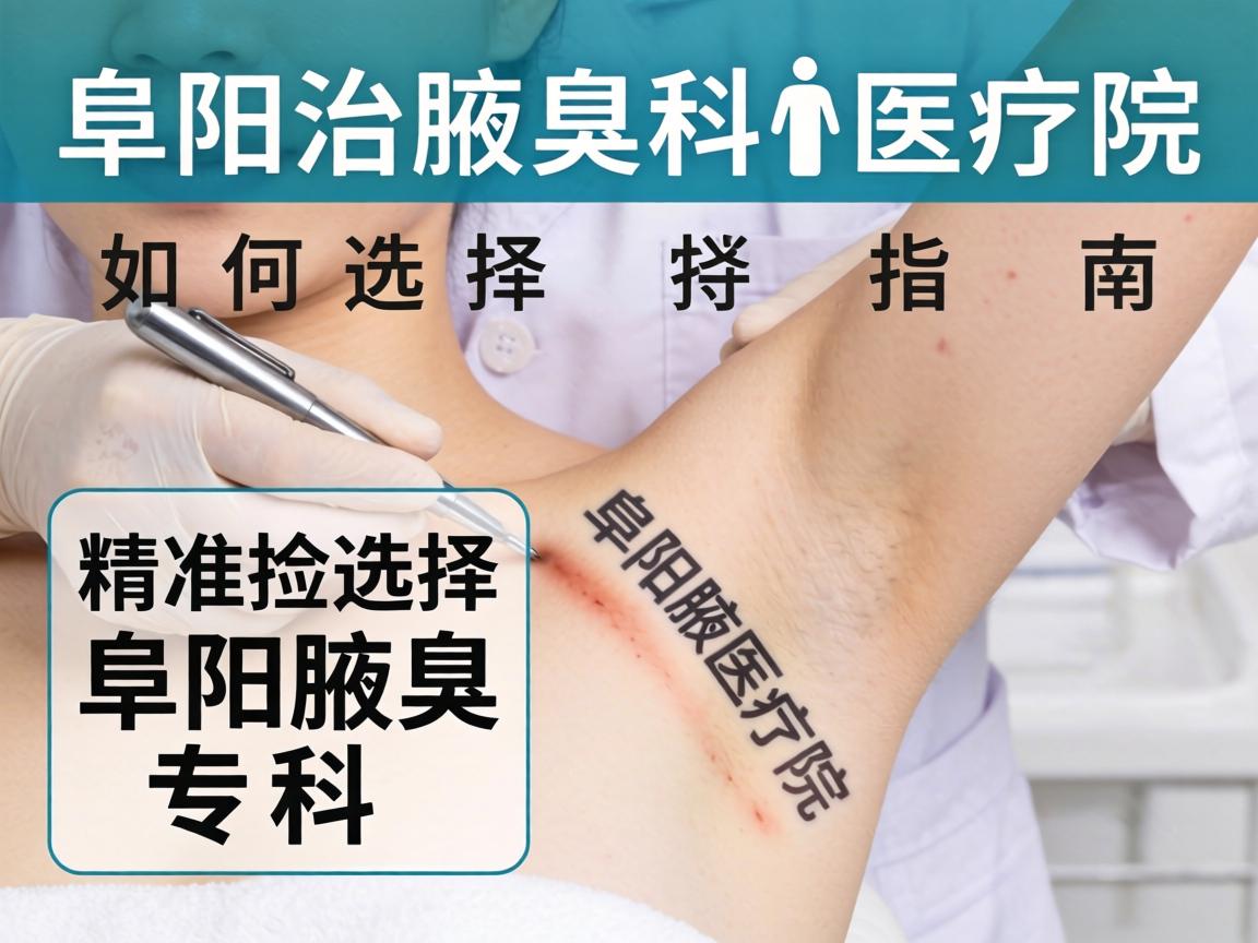 阜阳治腋臭科医院选择指南，如何精准选择阜阳腋臭专科