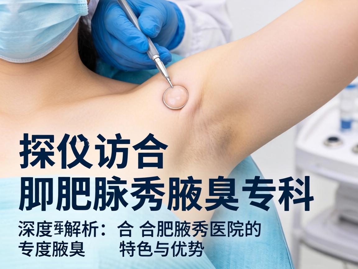 探访合肥腋秀腋臭专科，深度解析合肥腋秀医院的特色与优势