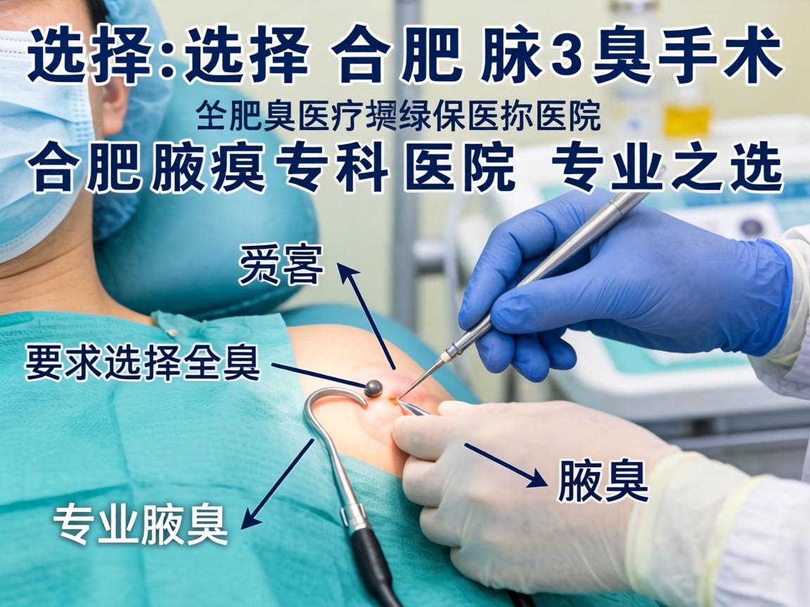 选择合肥腋臭手术医院，详解合肥腋臭专科医院的专业之选