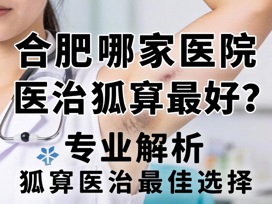 合肥哪家医院医治狐臭最好？专业解析狐臭医治最佳选择