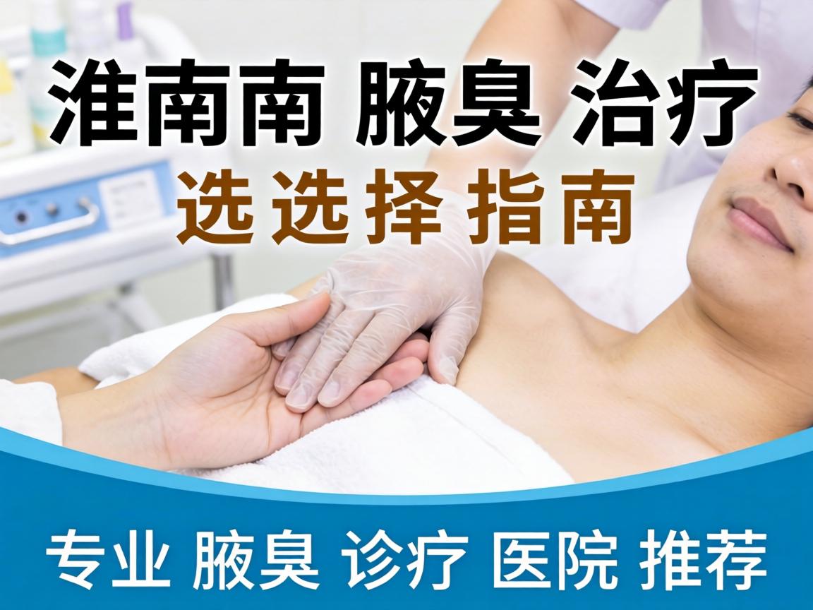 淮南腋臭治疗医院选择指南，专业腋臭诊疗医院推荐