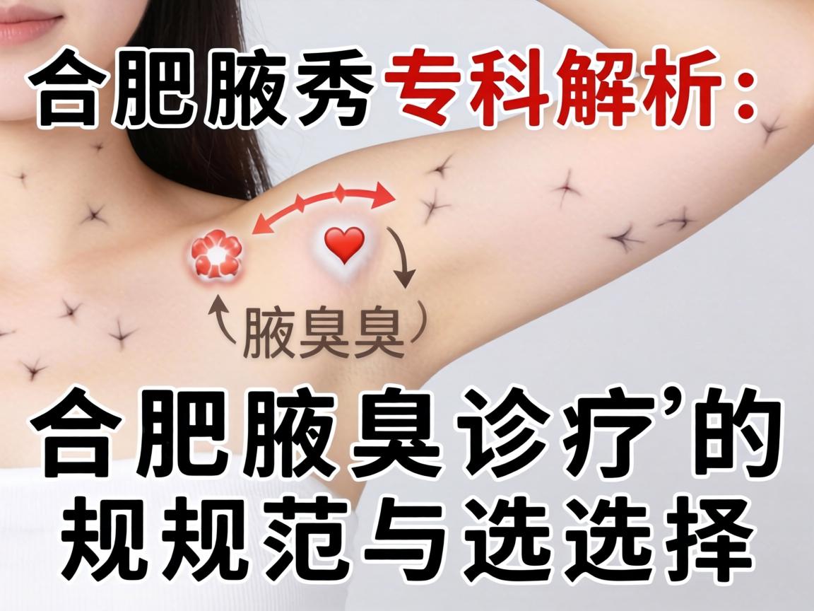 合肥腋秀专科解析，合肥腋臭诊疗的规范与选择