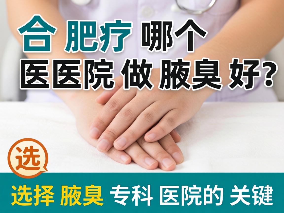 合肥哪个医院做腋臭好?选择腋臭专科医院的关键 合肥哪个医院做腋臭好?选择腋臭专科医院的关键