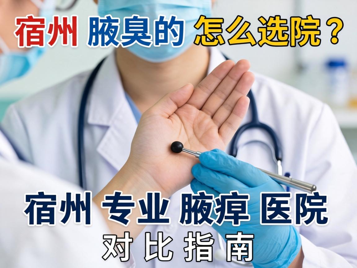 宿州腋臭医院怎么选？宿州专业腋臭医院对比指南