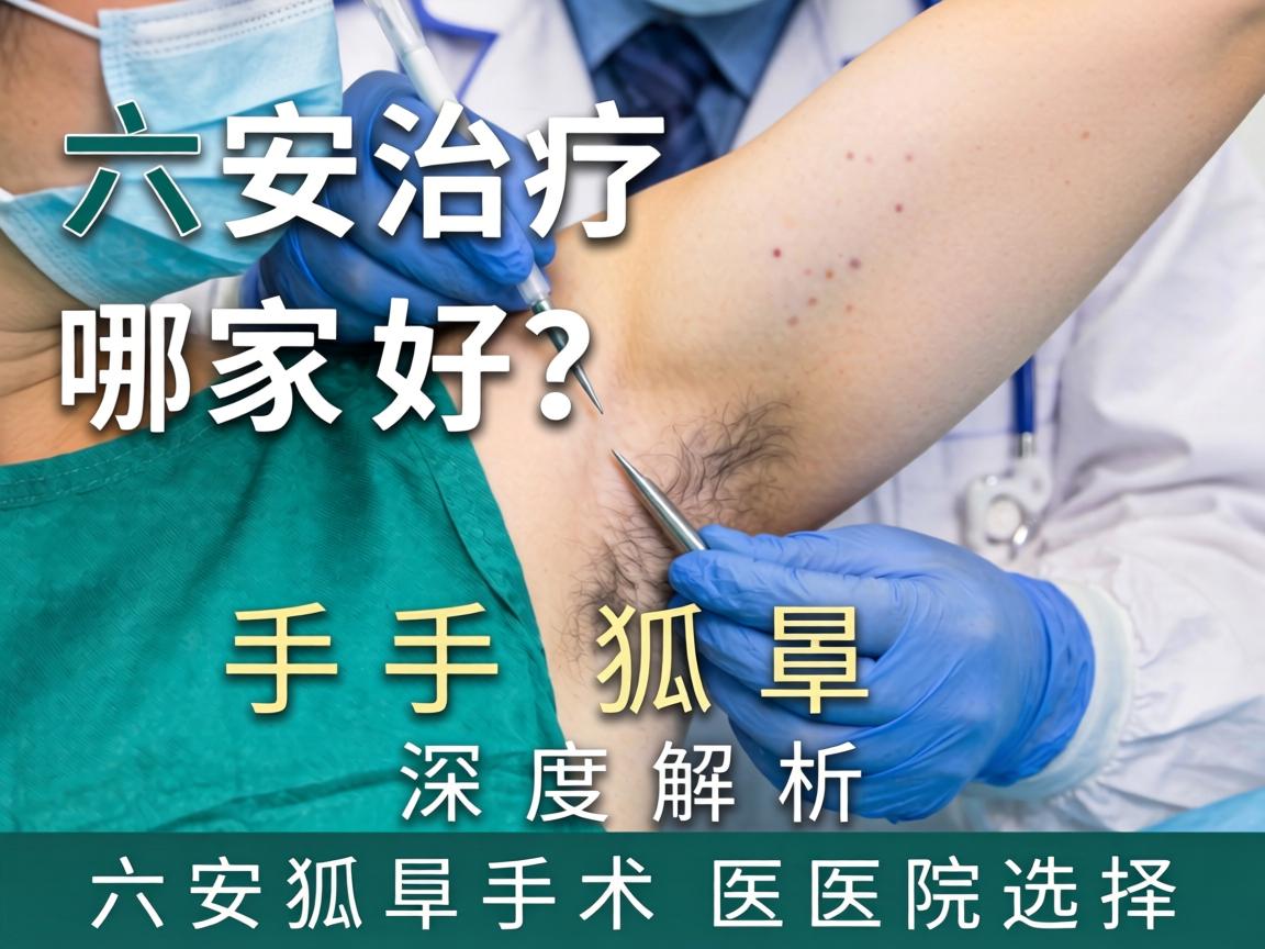 六安治疗狐臭手术哪家好？深度解析六安狐臭手术医院选择