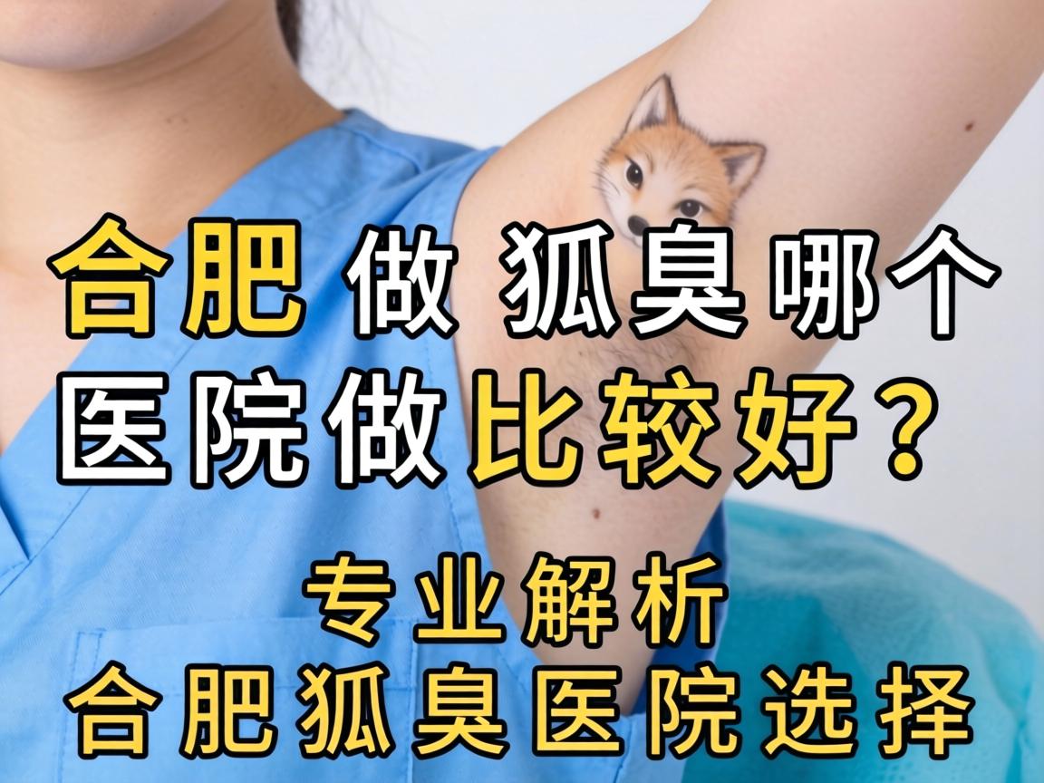 合肥做狐臭哪个医院做比较好？专业解析合肥狐臭医院选择