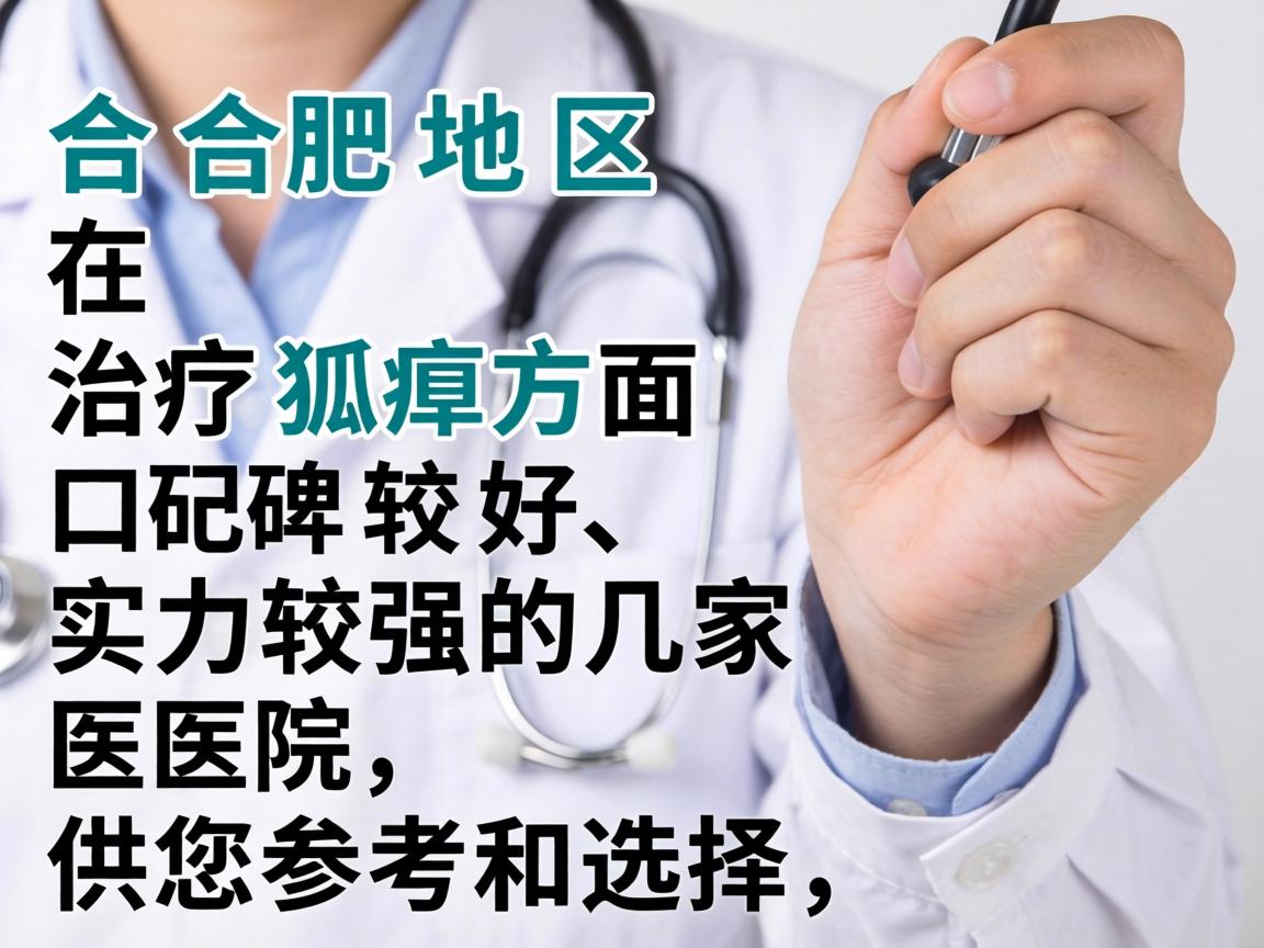 以下是合肥地区在治疗狐臭方面口碑较好、实力较强的几家医院，供您参考和选择