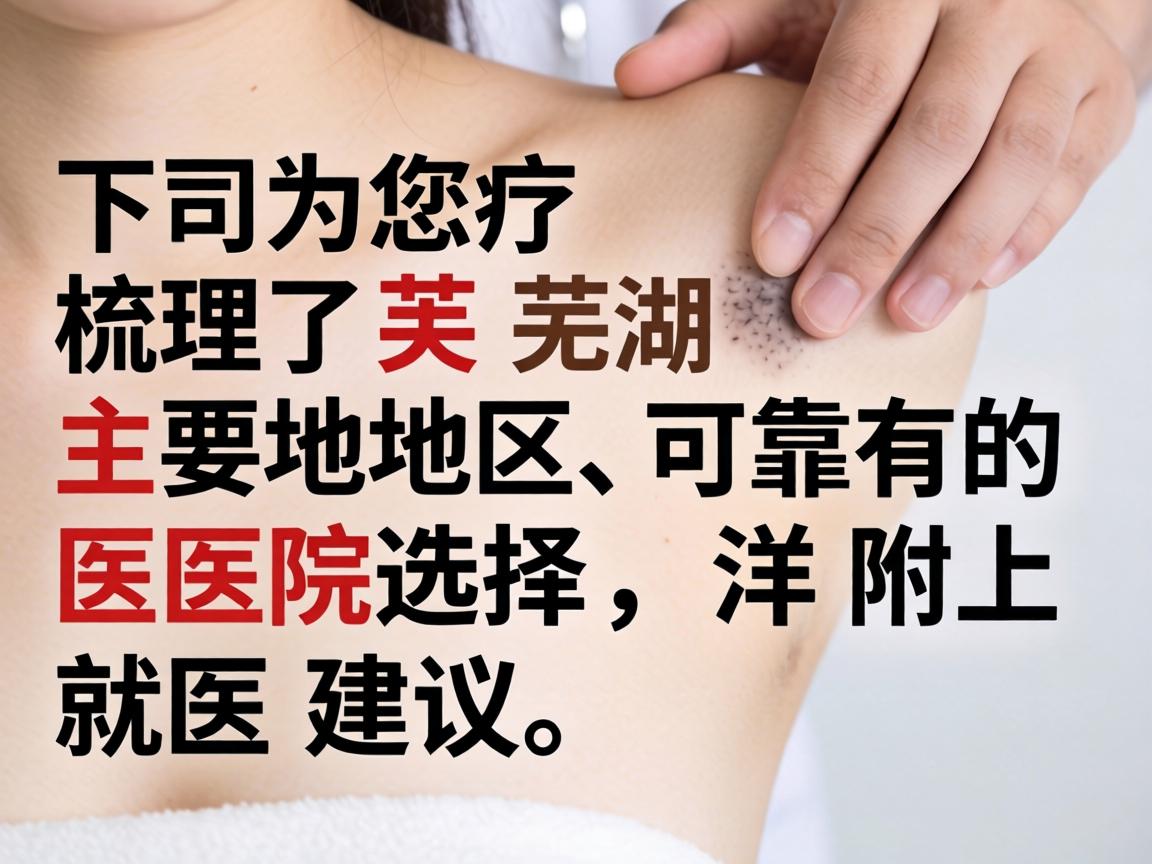 以下为您梳理了芜湖地区主要的、可靠的医院选择，并附上就医建议
