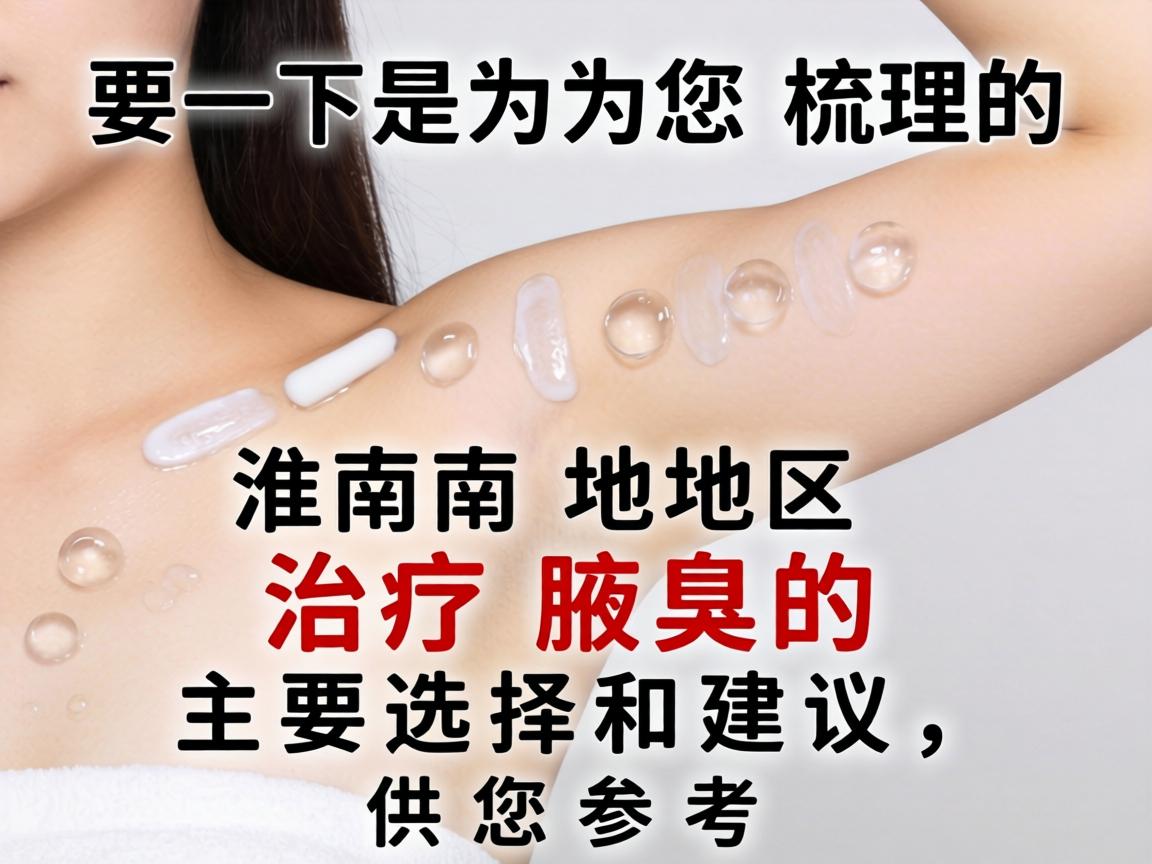 以下是为您梳理的淮南地区治疗腋臭的主要选择和建议，供您参考